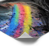 Regenboog Dromen Dame Poster (Hoek)