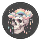 Regenboog Dromen Hockey Puck (Voorkant)