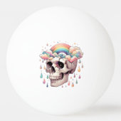Regenboog Dromen Ping Pong Bal Pingpongbal (Achterkant)
