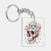 Regenboog Dromen Sleutelhanger (Voorkant Links)