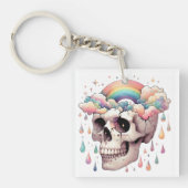 Regenboog Dromen Sleutelhanger (Voorkant)