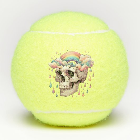 Regenboog Dromen Tennisballen (Voorkant)