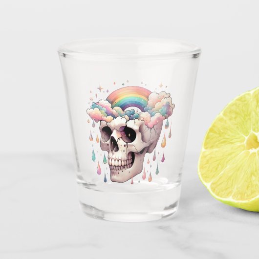 Regenboog Droom Shotglas Shot Glas (Voorkant)