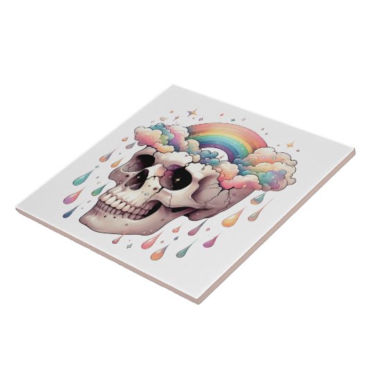 Regenboog Droom Tegels Tegeltje (Zijkant)