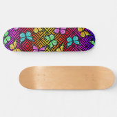 Regenboog ED Vlinders Persoonlijk Skateboard (Horizontaal)