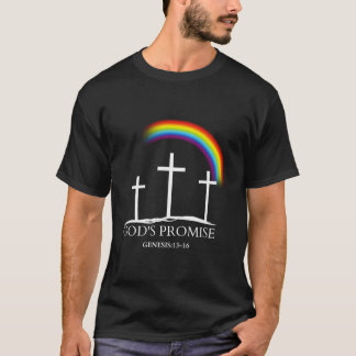 Regenboog een belofte van God niet een symbool van T-shirt