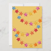 Regenboog Eenhoorn, Ballonnen & Banner Verjaardags Kaart (Achterkant)