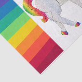 Regenboog Eenhoorn Decoupage Tissuepapier (Detail)