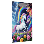 Regenboog Eenhoorn Eén Klembord (Rechts)