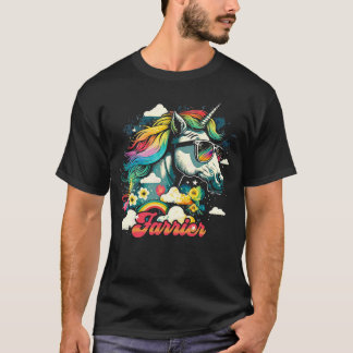 Regenboog Eenhoorn Hoefsmid T-shirt