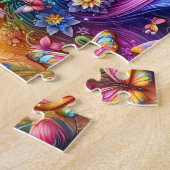 Regenboog Eenhoorn Legpuzzel (Zijkant)