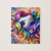 Regenboog Eenhoorn Legpuzzel (Verticaal)