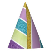 Regenboog Eenhoorn Magische Verjaardag Feesthoedjes (Achterkant)