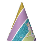 Regenboog Eenhoorn Magische Verjaardag Feesthoedjes (Links)