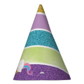 Regenboog Eenhoorn Magische Verjaardag Feesthoedjes (Rechts)