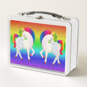Regenboog Eenhoorn Metalen Lunchbox