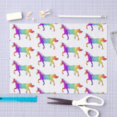 Regenboog Eenhoorn Patroon Tissuepapier (Craft)