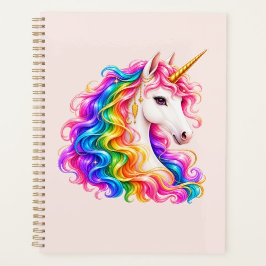 Regenboog Eenhoorn Planner (Voorkant)