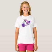 Regenboog Eenhoorn Skateboard T-shirt (Voorkant volledig)
