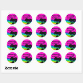 Regenboog Eenhoorn Stickers (Vel)