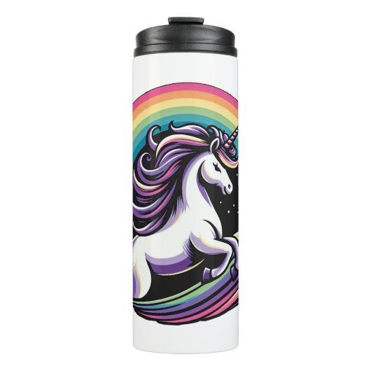 Regenboog Eenhoorn Thermosbeker (Voorkant)