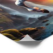 Regenboog Eenhoorn voor het kasteel Poster (Hoek)