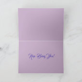 Regenboog Eenhoorn Watercolor kunstige verjaardags Kaart (Binnen)