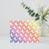 Regenboog Eenhoorns II Briefkaart (Staand voorkant)