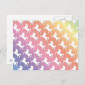 Regenboog Eenhoorns II Briefkaart (Voorkant / Achterkant)