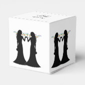 Regenboog Elegantie Bruiden Bruiloft Favor Box Bedankdoosjes (Achterkant)