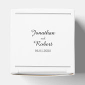 Regenboog Elegantie Trouwcadeau Doos Bedankdoosjes (Bovenkant)