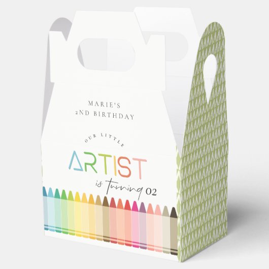 Regenboog elke dag van de zondag bedankdoosjes (Geopend)