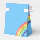 Regenboog en blauwe lucht bedankdoosjes (Achterkant)