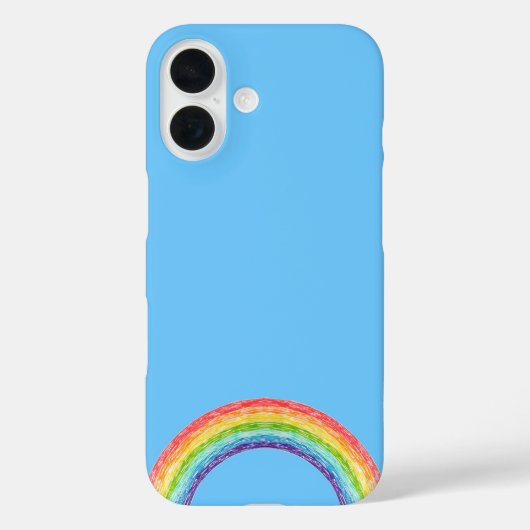 Regenboog en blauwe lucht Case-Mate iPhone case (Achterkant)