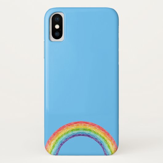 Regenboog en blauwe lucht Case-Mate iPhone case (Achterkant)