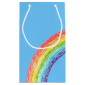 Regenboog en blauwe lucht klein cadeauzakje (Achterkant)