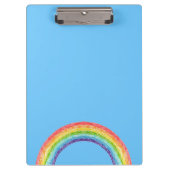 Regenboog en blauwe lucht klembord (Voorkant)