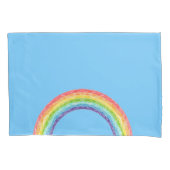 Regenboog en blauwe lucht kussensloop (Voorkant)