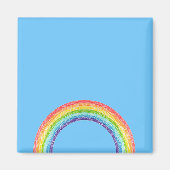 Regenboog en blauwe lucht magneet (Voorkant)