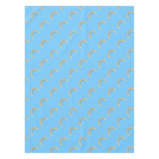 Regenboog en blauwe lucht tafelkleed (Voorkant)