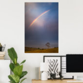 Regenboog en boomlandschap poster (Thuiskantoor)