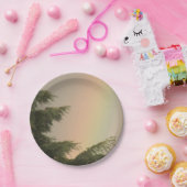 Regenboog en Bord van betonpapier (Feest)
