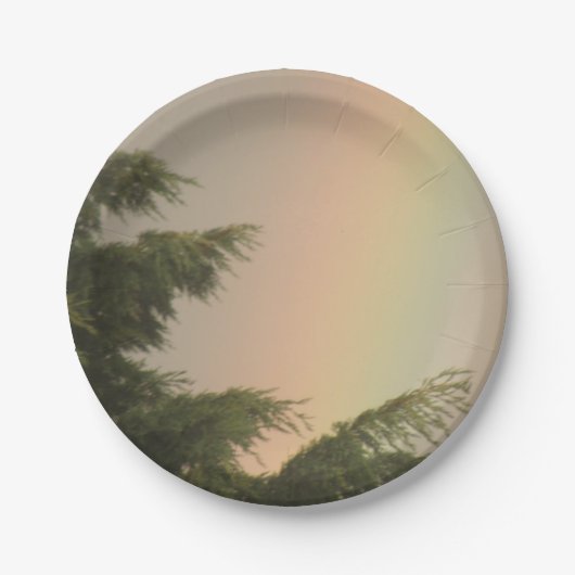 Regenboog en Bord van betonpapier (Voorkant)