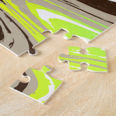 regenboog- en chocoladestrokken legpuzzel (Zijkant)