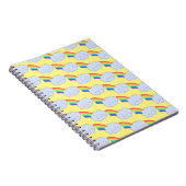 Regenboog en Cloud Schattige Modern Pattern Notiti Notitieboek (Rechterzijde)