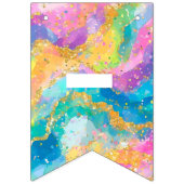 Regenboog en gouden banner (Eerste vlag)