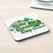 Regenboog en goudpit - onderzetter (Linkerzijde)