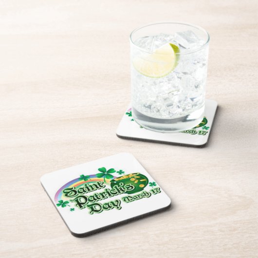 Regenboog en goudpit - onderzetter (Rechterzijde)