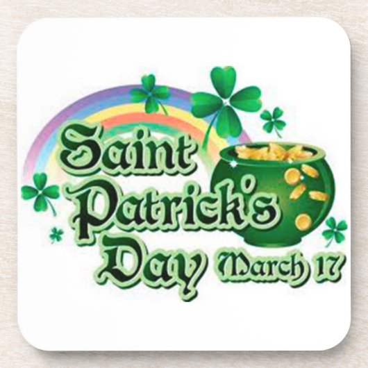 Regenboog en goudpit - onderzetter (Voorkant)