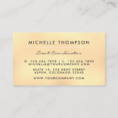 Regenboog en goudVisitekaartje Visitekaartje (Achterkant)